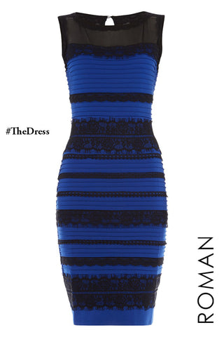 Royal-Blue #TheDress Lace Bodycon Dress